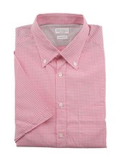Chemise Micro-Carreaux Rose